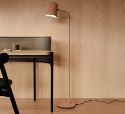 Lampadaire, Me, beige chaud, LED, dim, 3000k, 1200lm, L25cm, H135cm - Northern