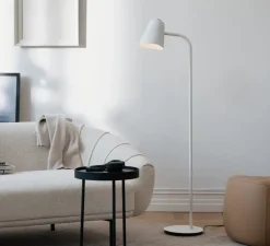 Lampadaire, Me, blanc, LED, dim, 3000k, 1200lm, L25cm, H135cm - Northern