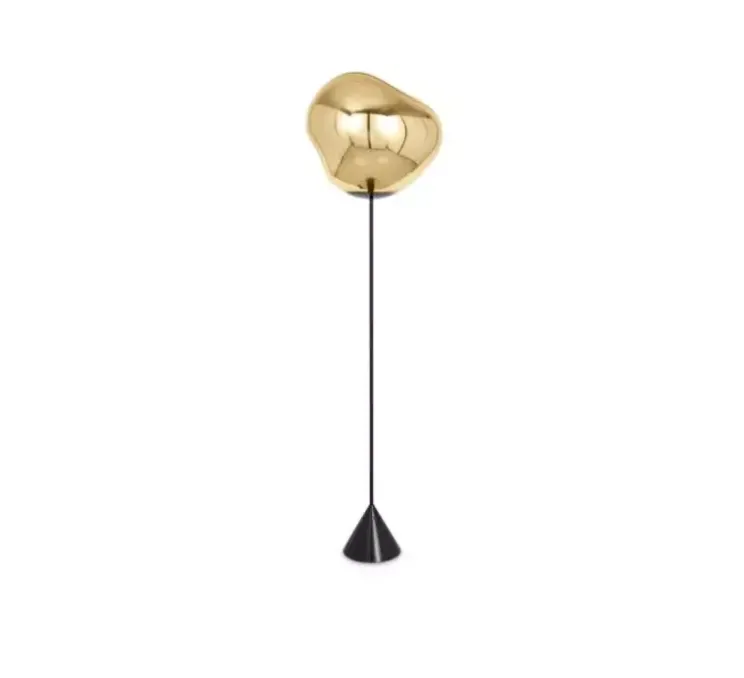Lampadaire, Melt Cone Slim, or, LED, 3000K, 800 lm, L50cm, H180cm - Tom Dixon