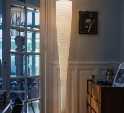 Lampadaire, Mite Anniversario, noir et blanc, LED, dim, 2700K, 3530 lm, Ø22cm, H185cm - Foscarini