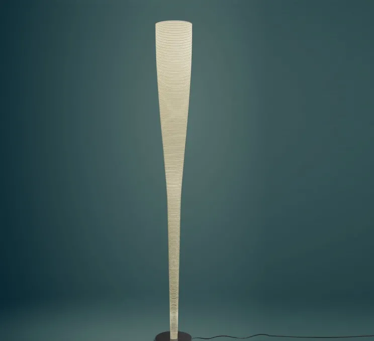 Lampadaire, Mite Anniversario, noir et blanc, LED, dim, 2700K, 3530 lm, Ø22cm, H185cm - Foscarini