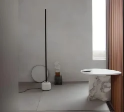 Lampadaire, Model 1095-3, gris ardoise, LED, 2700K, 1650 lm, Ø20cm, H200cm - Astep