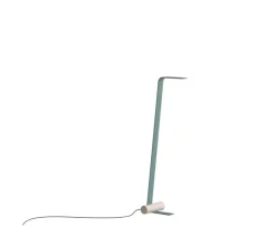 Lampadaire, Nastro 563.61, vert-de-gris, beige, IP40, LED, dim, 2700K, 1100 lm, L30cm, H145cm - Tooy