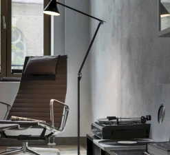 Lampadaire, NJP, noir, L121cm, H48cm - Louis Poulsen