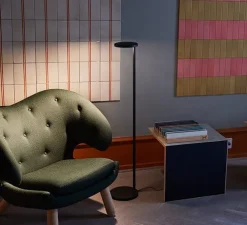 Lampadaire, Oblique, anthracite mat, LED, dim, 2700K, 750 lm, Ø20cm, H107,4cm - Flos