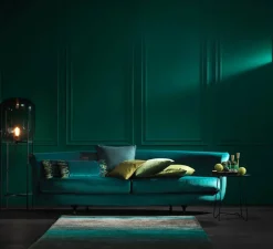 Lampadaire, Oda Big, verre fumé, gris, H140cm - PULPO