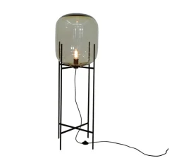 Lampadaire, Oda Big, verre fumé, ambre, H140cm - PULPO