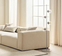 Lampadaire, Orb, gris, Ø36cm, H162,5cm - Bolia