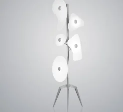 Lampadaire, Orbital, blanc, Ø53cm, H170cm - Foscarini