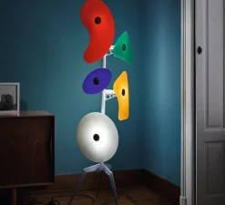 Lampadaire, Orbital, multicolore, Ø53cm, H170cm - Foscarini