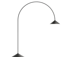 Lampadaire, Out, 4275, noir graphite, IP65, LED, dim, Dali, 2700K, 1362 lm, L44cm, H242cm - Vibia