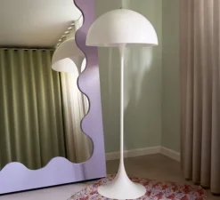 Lampadaire, Panthella , blanc, Ø50cm, H130cm - Louis Poulsen