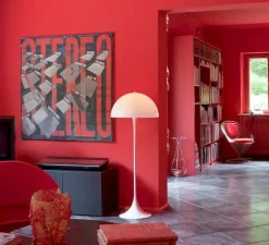 Lampadaire, Panthella , blanc, Ø50cm, H130cm - Louis Poulsen