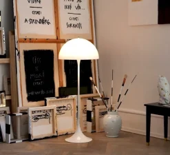 Lampadaire, Panthella , blanc, Ø50cm, H130cm - Louis Poulsen