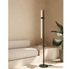 Lampadaire, Paralela, noir intense, LED, dim, 2700K, 1103 lm, Ø30cm, H182,1cm - Axolight
