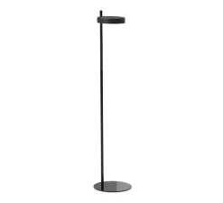 Lampadaire, Pastille F2, noir graphite, LED, 2700K, 690lm, Ø24cm, H109,5cm - Wastberg