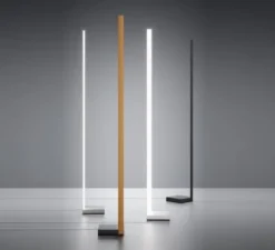 Lampadaire, Pivot, blanc, LED, 3000k, 10000lm, L24cm, H205cm - FABBIAN