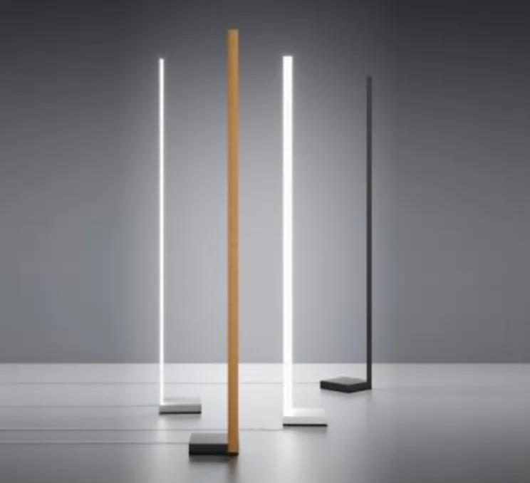 Lampadaire, Pivot, blanc, LED, 3000k, 10000lm, L24cm, H205cm - FABBIAN