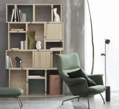 Lampadaire, Post, noir, LED, 2700K, 330lm, Ø9,5cm, H136,2cm - Muuto