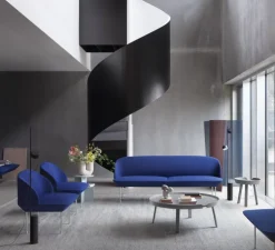 Lampadaire, Post, noir, LED, 2700K, 330lm, Ø9,5cm, H136,2cm - Muuto