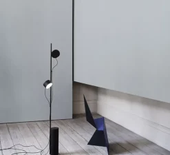 Lampadaire, Post, noir, LED, 2700K, 330lm, Ø9,5cm, H136,2cm - Muuto