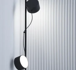 Lampadaire, Post, noir, LED, 2700K, 330lm, Ø9,5cm, H136,2cm - Muuto