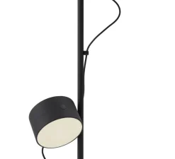 Lampadaire, Post, noir, LED, 2700K, 330lm, Ø9,5cm, H136,2cm - Muuto