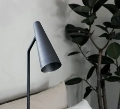 lampadaire, Precise, noir, L21cm, H124cm - HOUSE DOCTOR