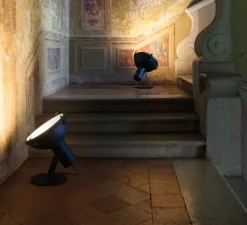 Lampadaire, Projecteur 365, bleu, L43cm, H43cm - Nemo Lighting