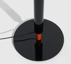 Lampadaire, Pyl, jaune, blanc, noir et rouge, LED, dim, 2700K, 1150 lm, Ø33cm, H180cm - Petite Friture