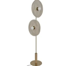 Lampadaire, Rivage 2L, naturel, Ø50cm, H185cm - Market Set