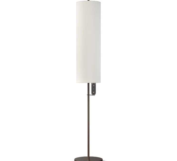 Lampadaire, RooMate, Bronze metallique, blanc, LED, dim, 2700-4100K, 1790 lm, Ø21,5cm, H146,8cm - Belid