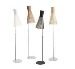 Lampadaire, Secto 4210, bouleau naturel, LED, L30cm, H175cm - Secto Design