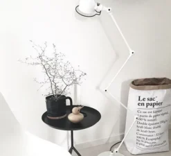 Lampadaire, Signal 4 bras, SI433, blanc, brillant, Ø24,5cm, H120cm - Jieldé