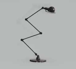 Lampadaire, Signal 4 bras, SI433, noir, brillant, Ø24,5cm, H120cm - Jieldé