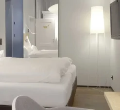 Lampadaire, slimsophie, blanc, LED, dim, 2700K, 1520 lm, L34cm, H176cm - Fraumaier