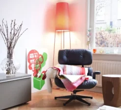 Lampadaire, Slimsophie, orange, H176cm - Fraumaier