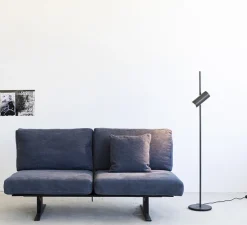 Lampadaire, Sofisticato Nr. 15, bleu acier, Ø23cm, H149cm - Serax