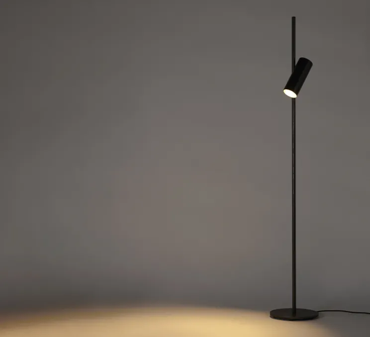 Lampadaire, Sofisticato Nr. 15, bleu acier, Ø23cm, H149cm - Serax