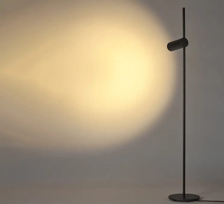 Lampadaire, Sofisticato Nr. 15, bleu acier, Ø23cm, H149cm - Serax