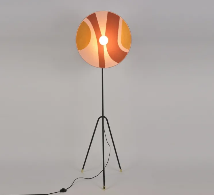 Lampadaire, Sonia Laudet, Rose seventies, Ø60cm, H180cm - Market Set