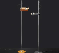 Lampadaire, Spider, jaune moutarde, H140cm - Oluce