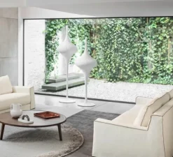 Lampadaire, Spin L, blanc, Ø63cm, H228cm - Gervasoni