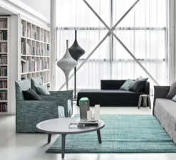 Lampadaire, Spin L, noir, Ø63cm, H228cm - Gervasoni