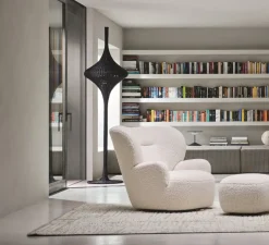 Lampadaire, Spin L, noir, Ø63cm, H228cm - Gervasoni