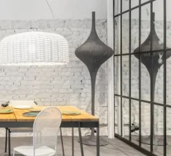 Lampadaire, Spin M, noir, Ø63cm, H190cm - Gervasoni