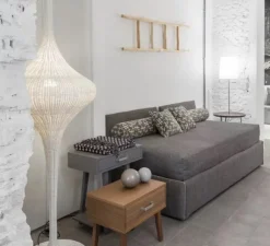 Lampadaire, Spin S, blanc, Ø57cm, H152cm - Gervasoni