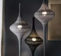 Lampadaire, Spin S, noir, Ø57cm, H152cm - Gervasoni