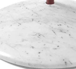 Lampadaire, Standing Lamp marble N°2, rouge foncé, L34cm, H172cm - Valerie_Objects