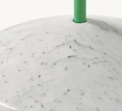 Lampadaire, Standing Lamp marble N°1, vert, L34cm, H141cm - Valerie_Objects